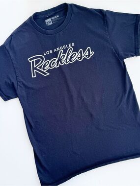 Los Angeles Reckless Black Men's Graphic Tee